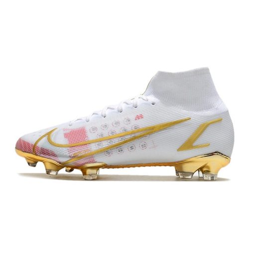 Nike Mercurial Superfly VIII Elite DF FG Wit Roze Rood_2.jpg